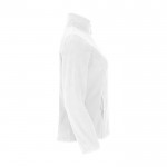 Chaqueta polar de poliéster 100% para mujer 300 g/m2 Roly color blanco segunda vista lateral