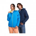 Chaqueta softshell de poliéster y elastano unisex 300 g/m2 Roly color azul marino imagen de estilo de vida 2