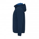 Chaqueta softshell de poliéster y elastano unisex 300 g/m2 Roly color azul marino vista lateral