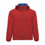 Chaqueta softshell de poliéster y elastano unisex 300 g/m2 Roly color rojo