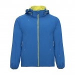 Chaqueta softshell de poliéster y elastano unisex 300 g/m2 Roly color azul real