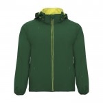 Chaqueta softshell de poliéster y elastano unisex 300 g/m2 Roly color verde botella