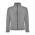 Chaqueta softshell de poliéster de 3 capas unisex 300 g/m2 Roly color gris