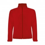 Chaqueta softshell de poliéster de 3 capas unisex 300 g/m2 Roly color rojo