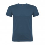 Camiseta de algodón 100% en punto para hombre 155 g/m2 Roly color azul oscuro