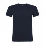 Camiseta de algodón 100% en punto para hombre 155 g/m2 Roly color azul marino