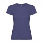 Camiseta de 100% punto de algodón para mujer 155 g/m2 Roly color azul vaquero