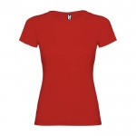 Camiseta de 100% punto de algodón para mujer 155 g/m2 Roly color rojo