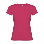 Camiseta de 100% punto de algodón para mujer 155 g/m2 Roly color fucsia