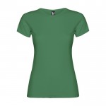 Camiseta de 100% punto de algodón para mujer 155 g/m2 Roly color verde