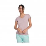 Camiseta de 100% algodón en punto para mujer 155 g/m2 Roly color blanco