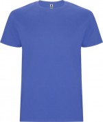 Camiseta de algodón 100% en punto para hombre 190 g/m2 Roly color azul riviera