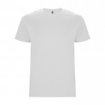 Camiseta de algodón 100% en punto para hombre 190 g/m2 Roly color blanco