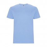 Camiseta de algodón 100% en punto para hombre 190 g/m2 Roly color azul claro