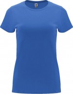 Camiseta de 100% algodón en punto para mujer 170 g/m2 Roly color azul riviera