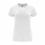 Camiseta de 100% algodón en punto para mujer 170 g/m2 Roly color blanco