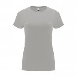 Camiseta de 100% algodón en punto para mujer 170 g/m2 Roly color gris claro