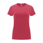 Camiseta de 100% algodón en punto para mujer 170 g/m2 Roly color rojo desaturado