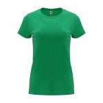 Camiseta de 100% algodón en punto para mujer 170 g/m2 Roly color verde