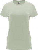 Camiseta de 100% algodón en punto para mujer 170 g/m2 Roly color verde suave