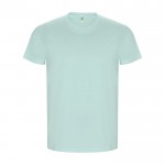 Camiseta de 100% algodón orgánico para hombre 160 g/m2 Roly color verde menta