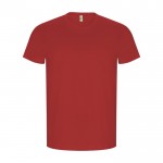 Camiseta de 100% algodón orgánico para hombre 160 g/m2 Roly color rojo