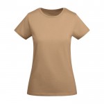 Camiseta de algodón orgánico de punto para mujer 175 g/m2 Roly color marrón anaranjado