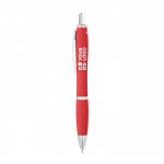 Bolígrafo ABS personalizable antibacteriano color rojo your logo