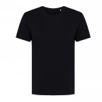 Camiseta de mujer de algodón reciclado slim fit 160 g/m2 Iqoniq color negro