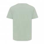 Camiseta de mujer de algodón reciclado slim fit 160 g/m2 Iqoniq color verde oliva segunda vista