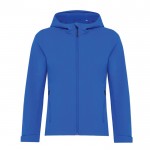 Chaqueta softshell de mujer casual fit 300 g/m2 Iqoniq color azul real