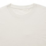 Camiseta unisex de algodón reciclado slim fit 160 g/m2 Iqoniq color natural tercera vista