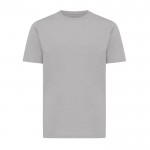 Camiseta unisex de algodón reciclado slim fit 160 g/m2 Iqoniq color gris topo