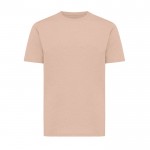 Camiseta unisex de algodón reciclado slim fit 160 g/m2 Iqoniq color salmón