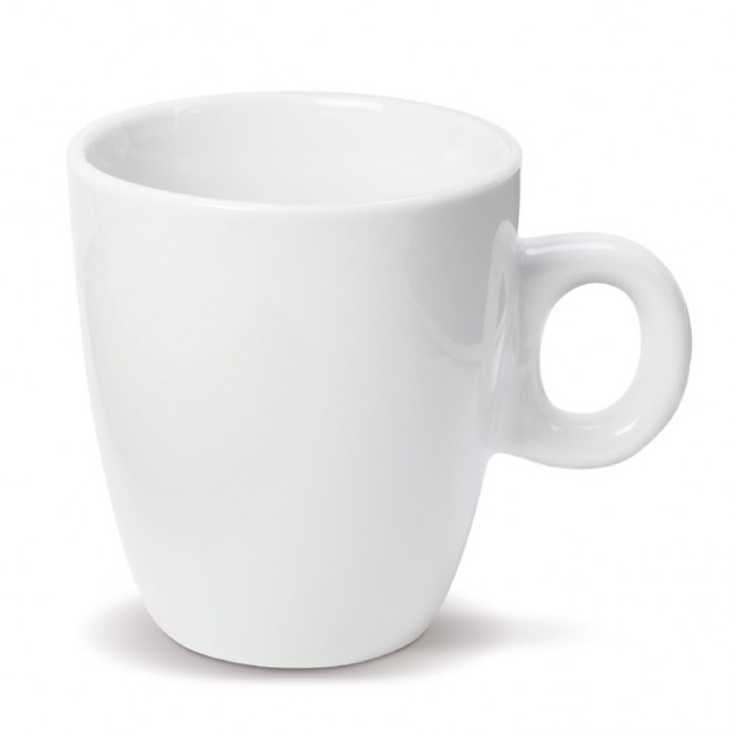 Taza de cerámica blanca apta para las máquinas de café 200ml