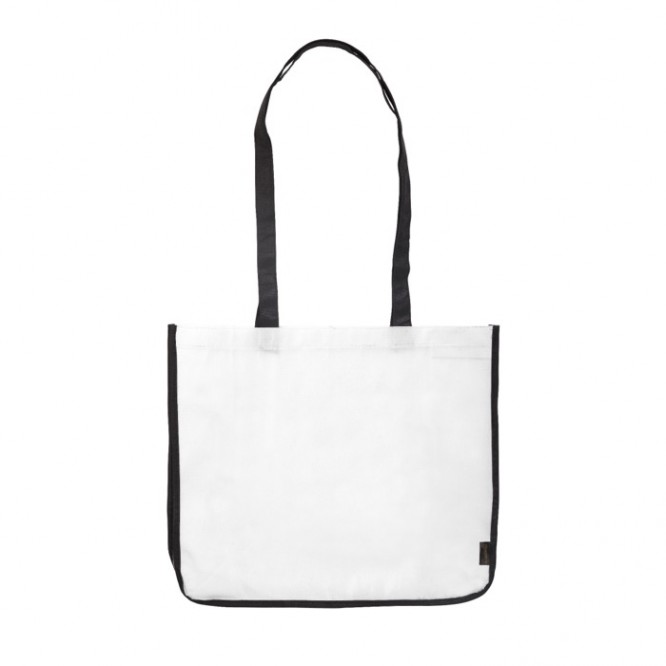 Bolsa de non-woven laminado de colores con los lados en blanco