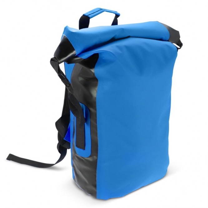 Mochila roll-top impermeable con tirantes acolchados 25L