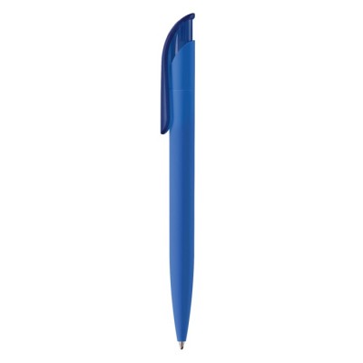 Bolígrafo pulsador de plástico con un acabado suave hecho en EU