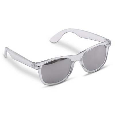 Gafas de sol transparentes con marcos de color protección UV400 color negro transparente