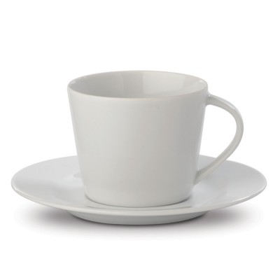 Taza para café con platillo de porcelana para espresso 160ml