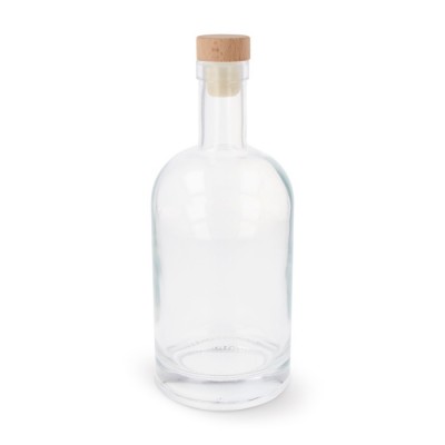 Botella sostenible hecha de vidrio con tapa de FSC 500ml