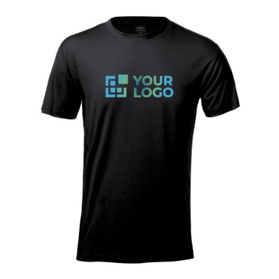 Camiseta Deporte Hombre | Logo Y Texto En Impresión Y Bordado