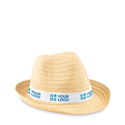 Moda personalizada Panama papel Sombreros paja Unisex de alta